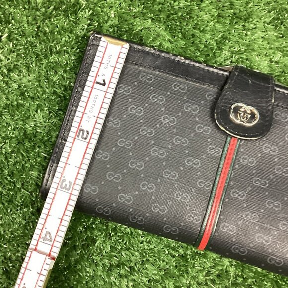 Vintage Gucci Monogram Kiss-lock Tri Fold Wallet - Picture 15 of 15